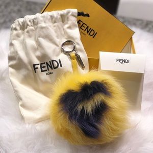 FENDI Fur Pom Pom Charm